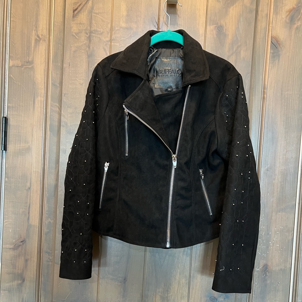 #332.  Buffalo David Bitton Faux Suede Jacket. Size Large. New With Tags!